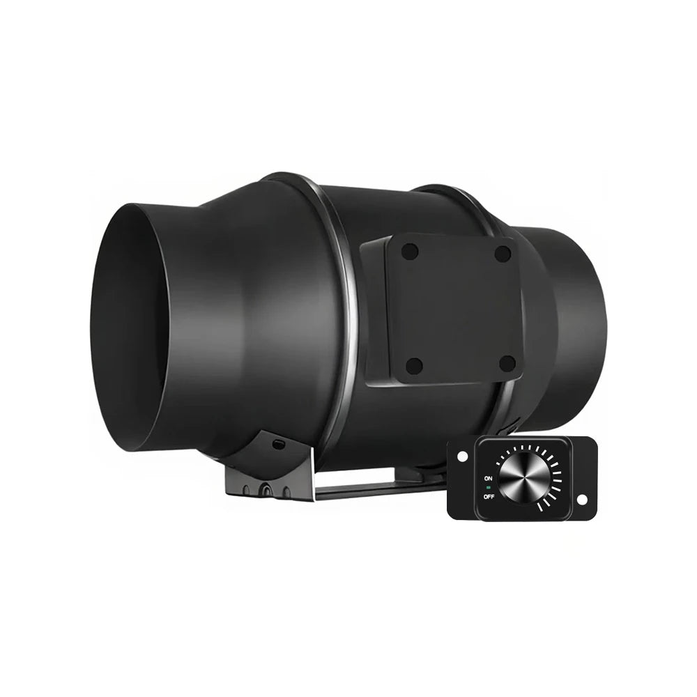 6-inch EC inline duct fan with 350 CFM airflow