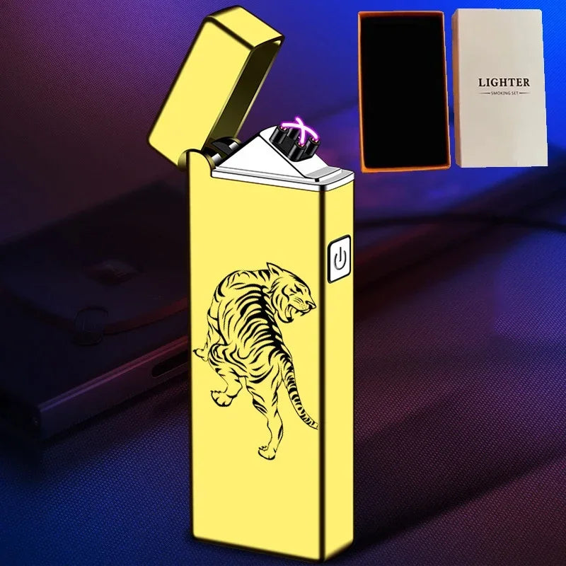 Rechargeable Plasma Arc Lighter – Windproof USB Flameless Torch