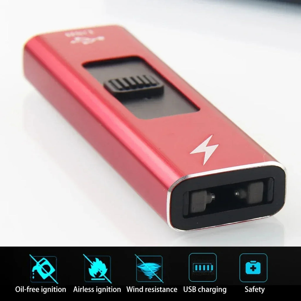 Plasma USB Pulse Arc Lighter — Windproof, Flameless, Rechargeable