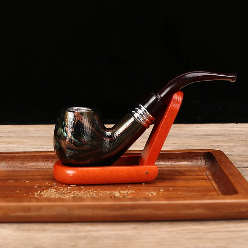 Wood Bent Smoking Pipe — Built for Style & Function