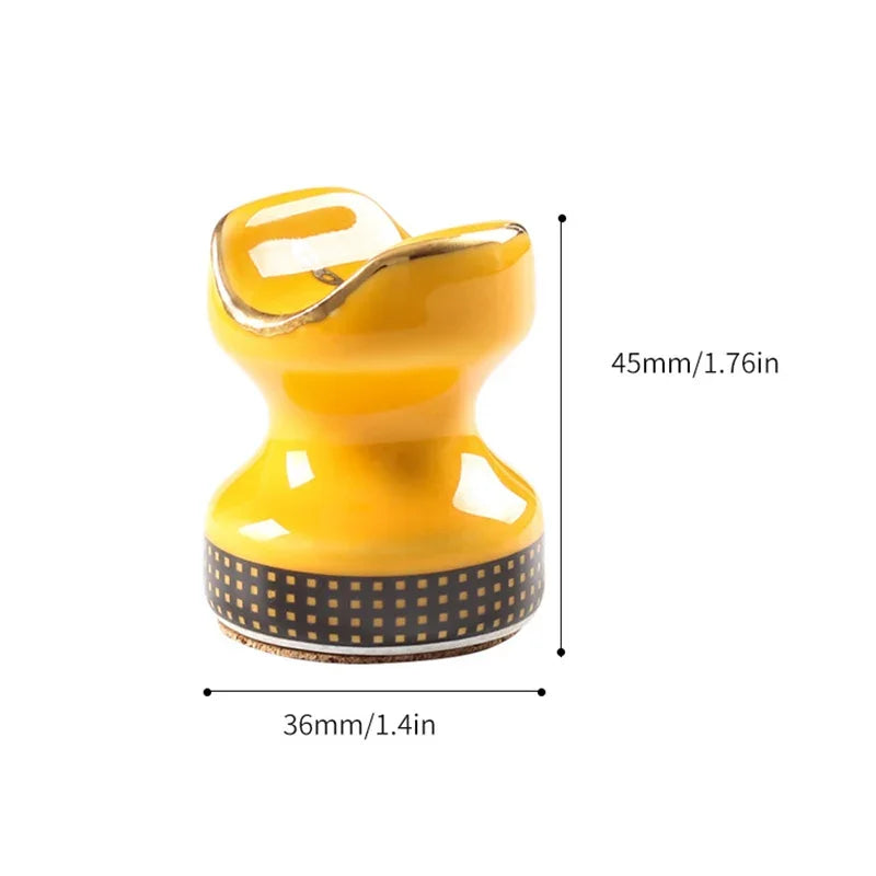 Elegant Ceramic Cigar/Joint Holder – Mini Display Stand & Smoking Accessory