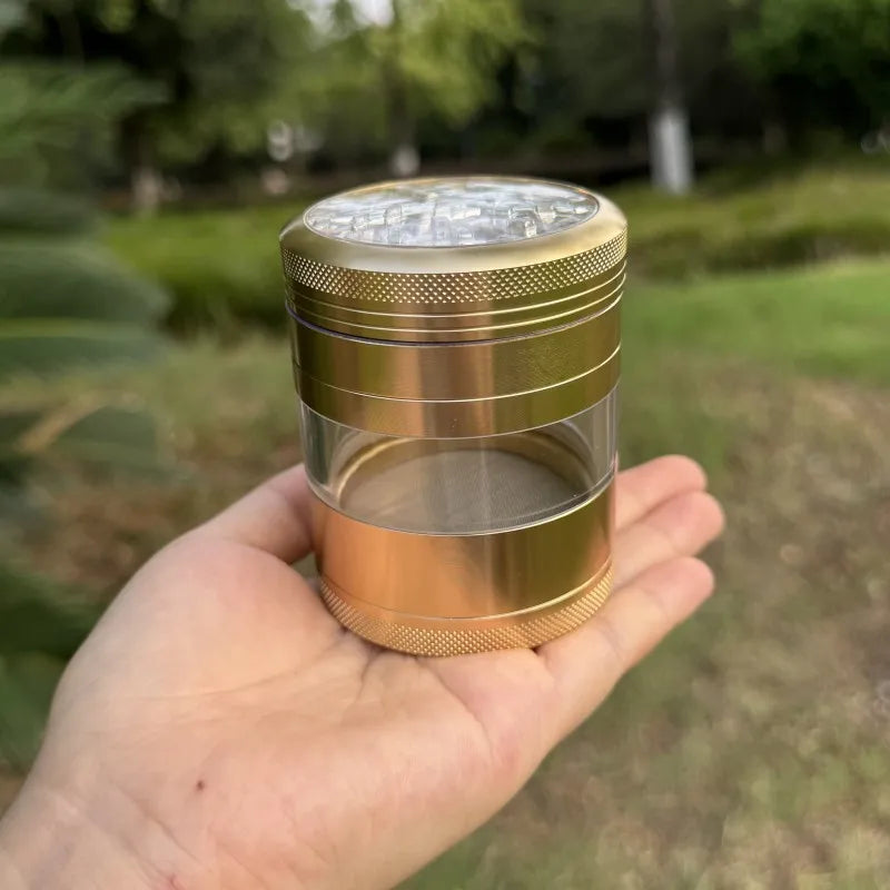 4-Layer Space Aluminum Herb Grinder (62 mm) — Premium Spice & Herb Milling
