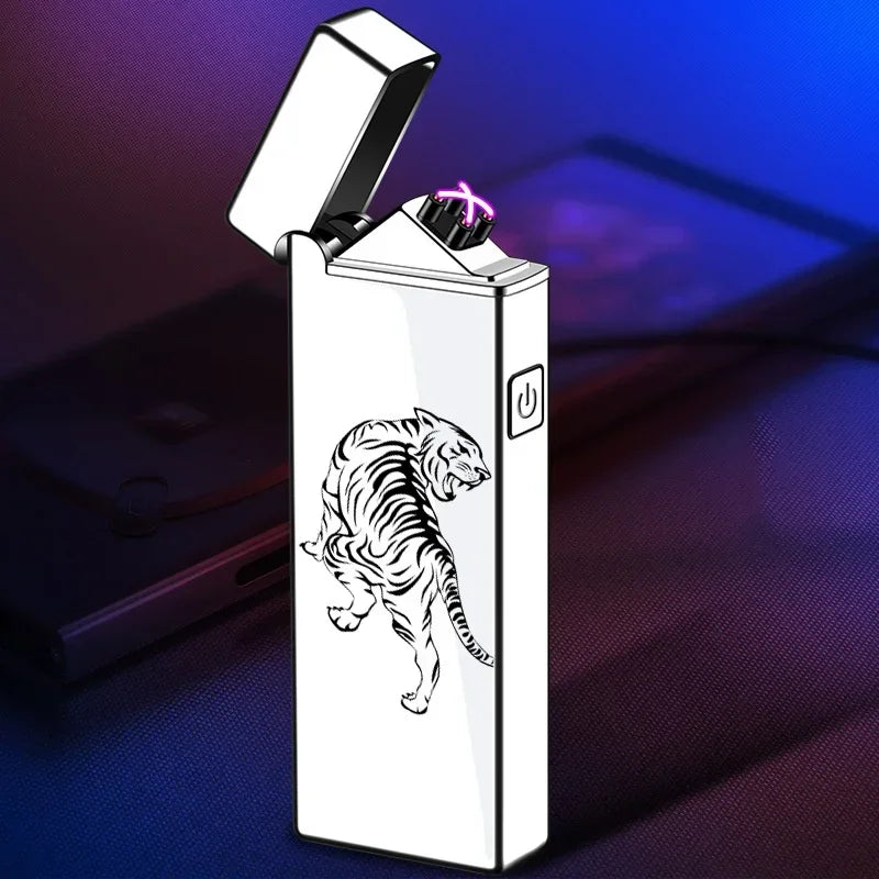 Rechargeable Plasma Arc Lighter – Windproof USB Flameless Torch
