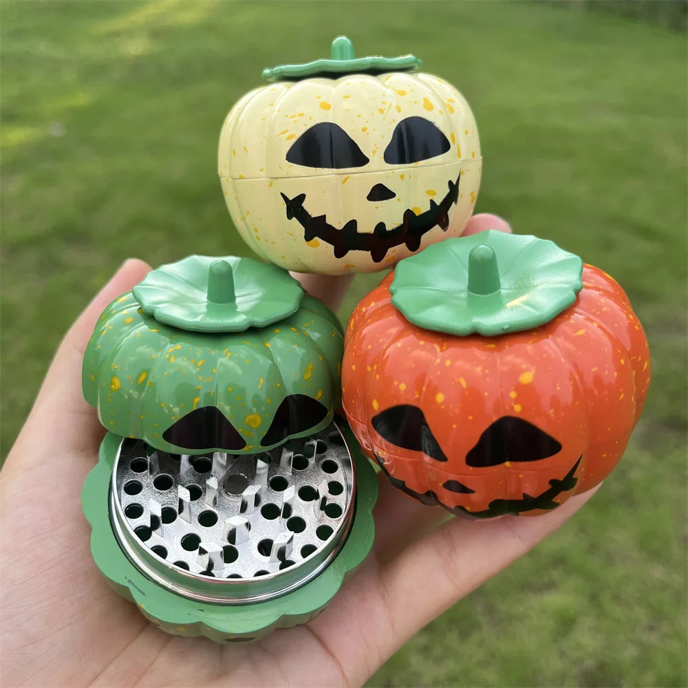 🎃 Portable Festive Halloween Pumpkin Grinder — Spice Up Your Sessions