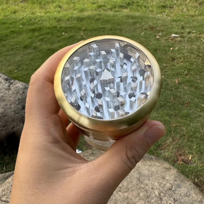 4-Layer Space Aluminum Herb Grinder (62 mm) — Premium Spice & Herb Milling