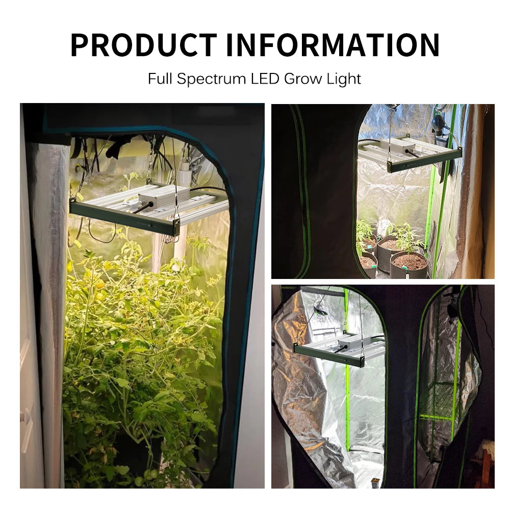 🌱 Mini Full Spectrum LED Grow Light – Dual Mode Hydroponic Lamp for Vegetables & Greenhouse Cultivation