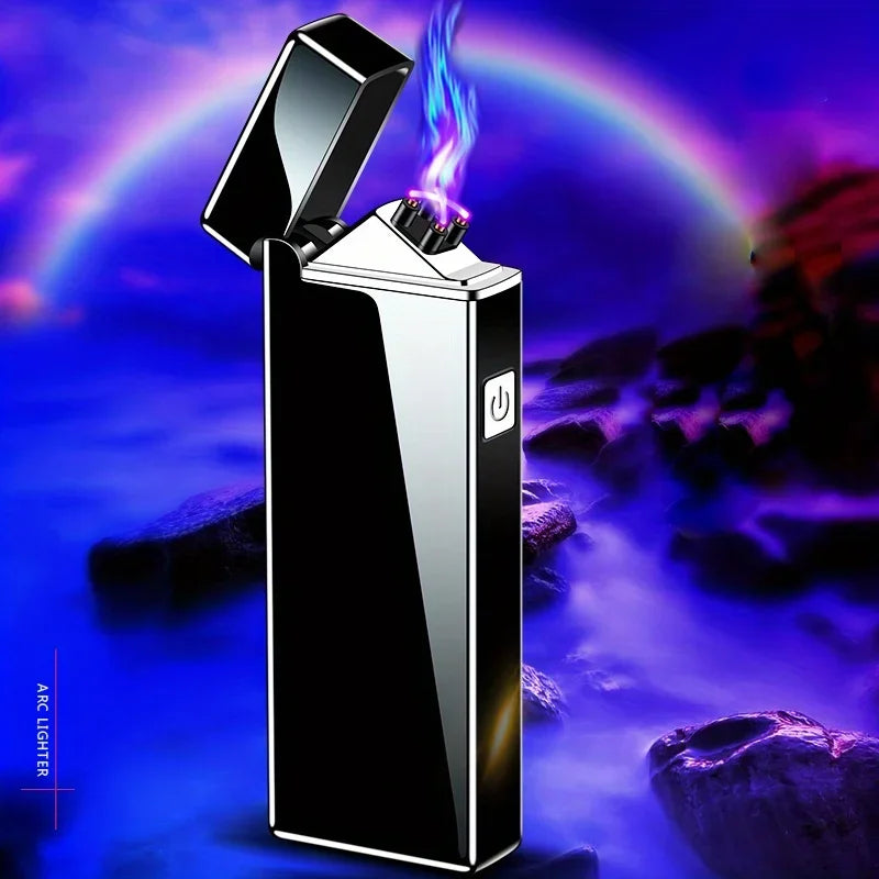 Rechargeable Plasma Arc Lighter – Windproof USB Flameless Torch