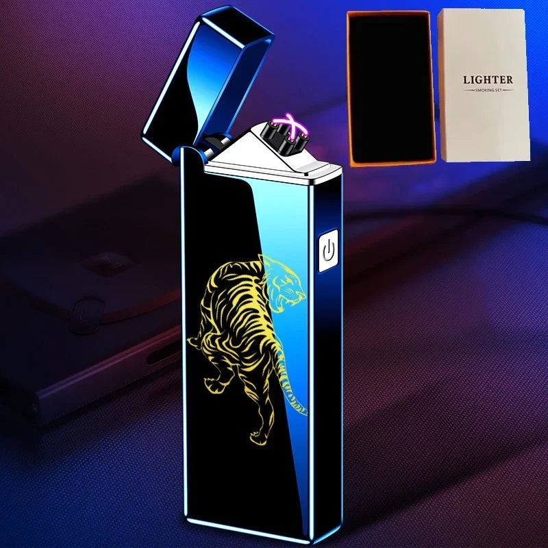 Rechargeable Plasma Arc Lighter – Windproof USB Flameless Torch