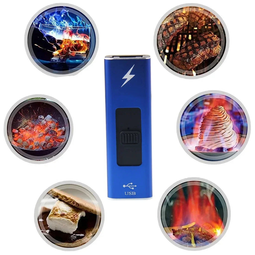 Plasma USB Pulse Arc Lighter — Windproof, Flameless, Rechargeable