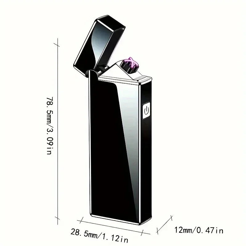 Rechargeable Plasma Arc Lighter – Windproof USB Flameless Torch