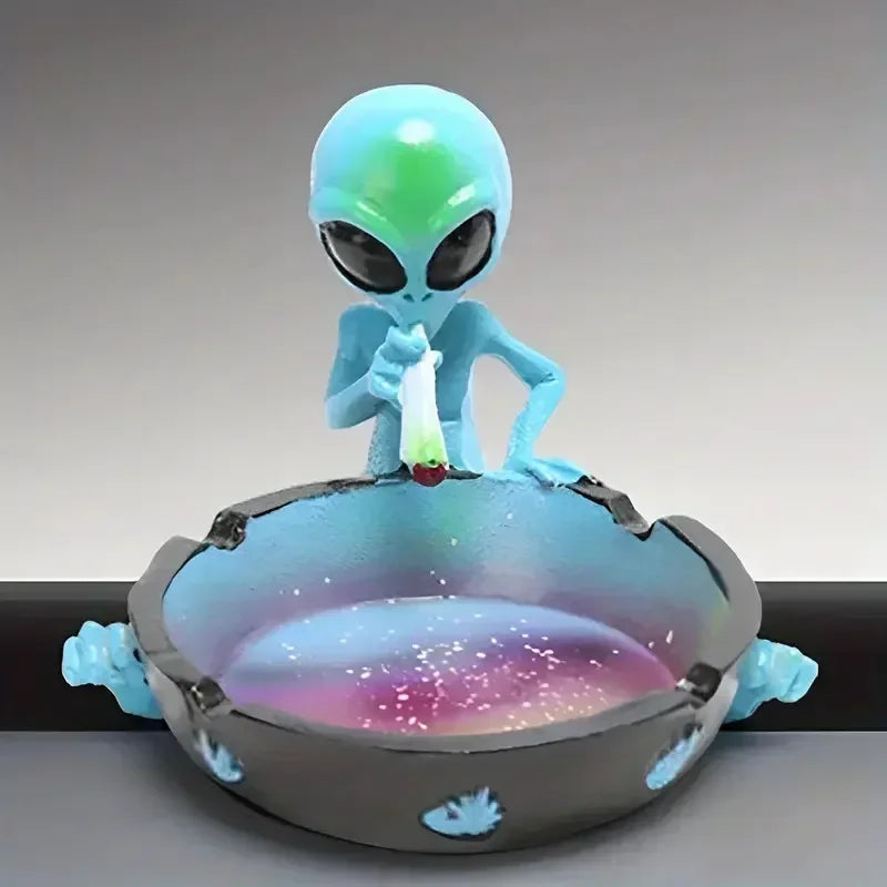Alien Resin Ashtray – Tabletop Smoking Accessory
