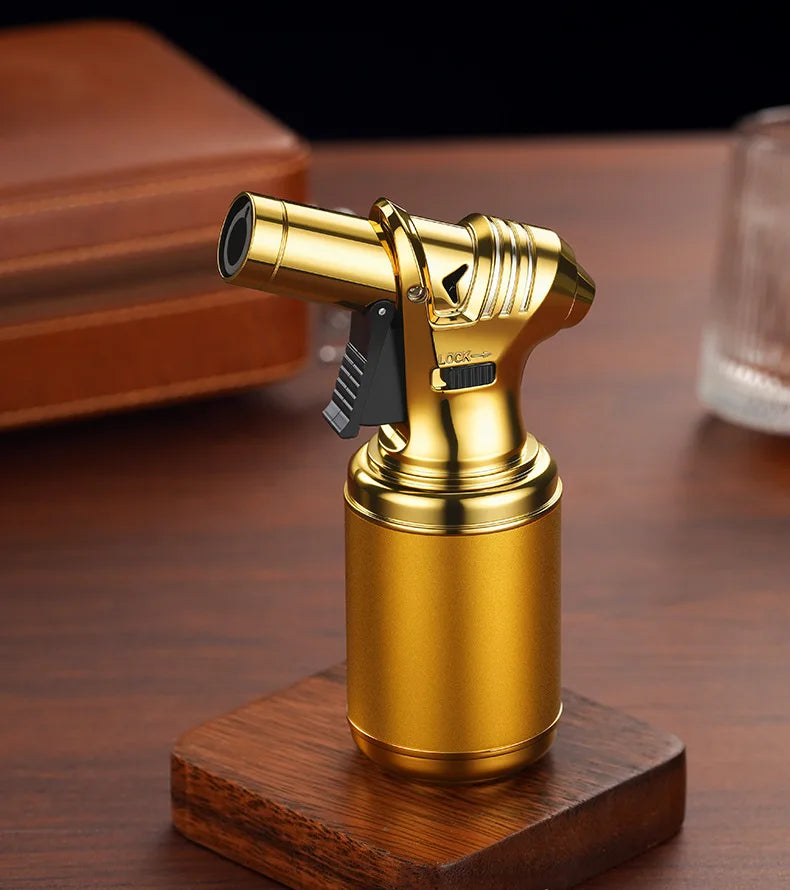 Large Capacity Spray Gun Lighter | Windproof Refillable Jet Flame Torch