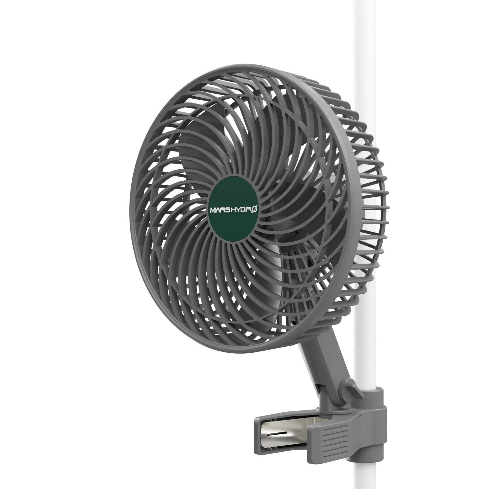 6-Inch Clip-On Oscillating Fan with EC Motor – Adjustable 10-Speed Air Circulation for Grow Tents