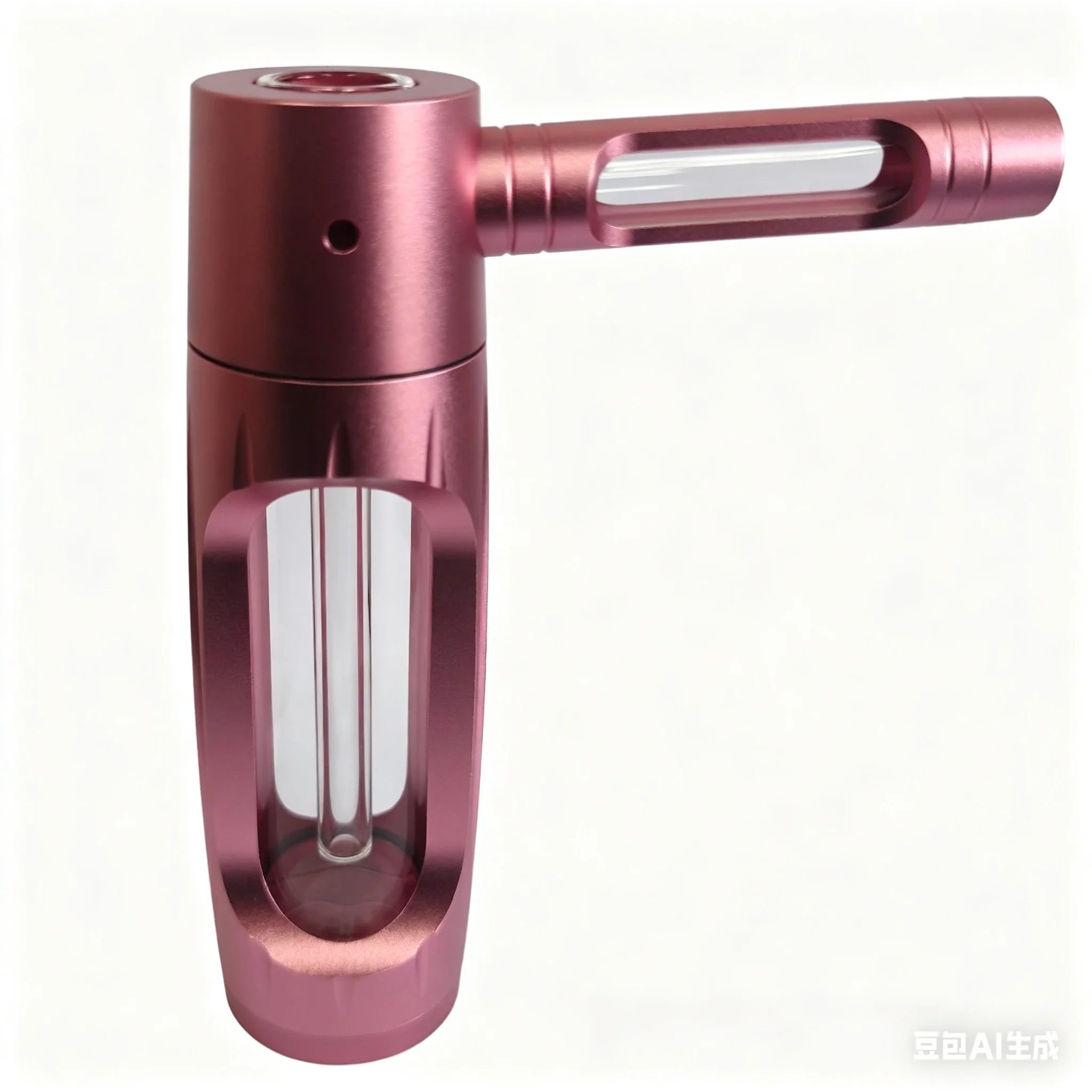 6" Metal Aluminum Glass Water Pipe – Compact & Portable
