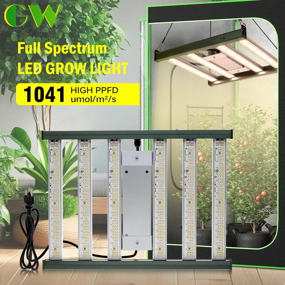 🌱 Mini Full Spectrum LED Grow Light – Dual Mode Hydroponic Lamp for Vegetables & Greenhouse Cultivation