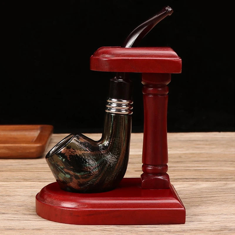 Wood Bent Smoking Pipe — Built for Style & Function