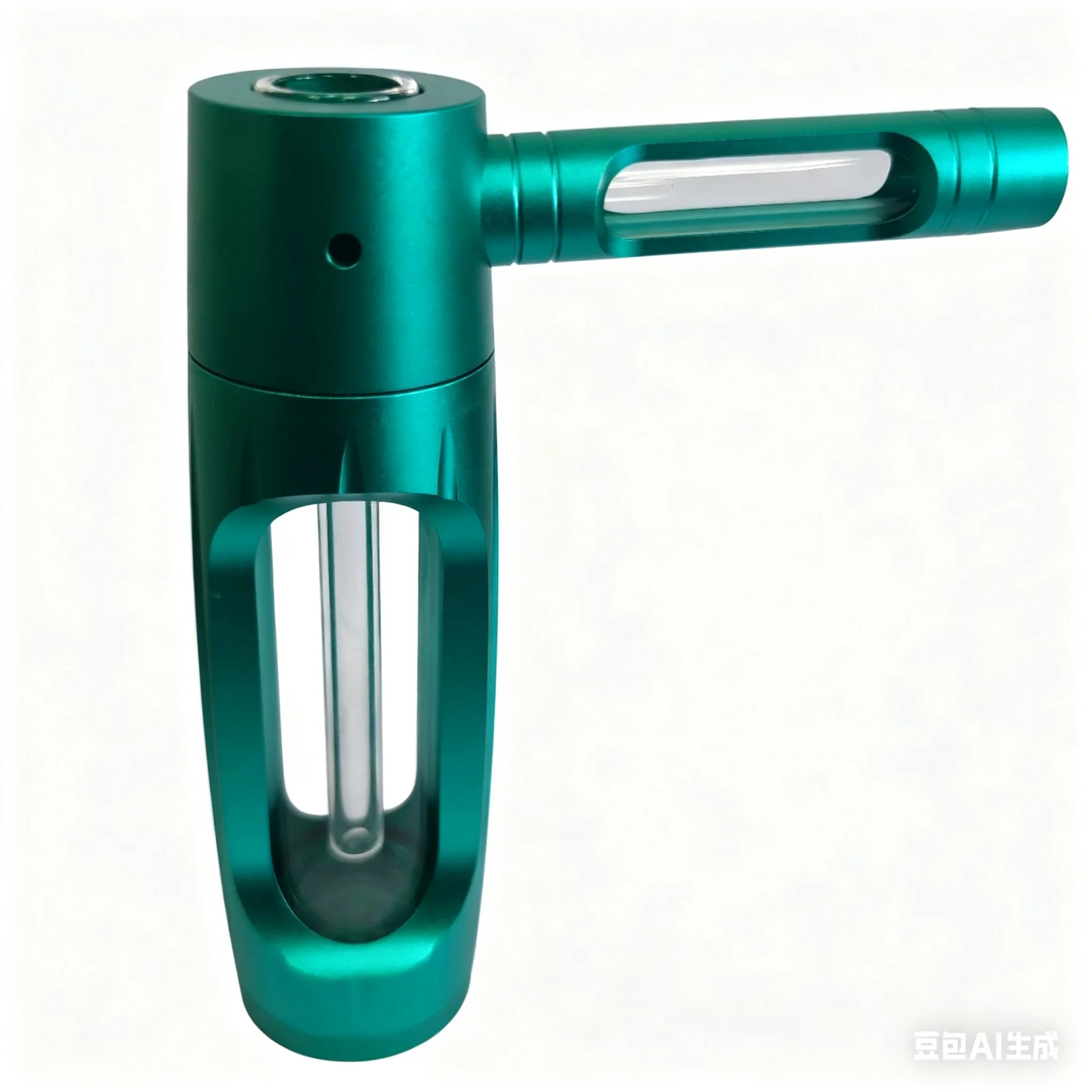 6" Metal Aluminum Glass Water Pipe – Compact & Portable