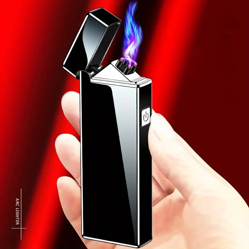 Rechargeable Plasma Arc Lighter – Windproof USB Flameless Torch