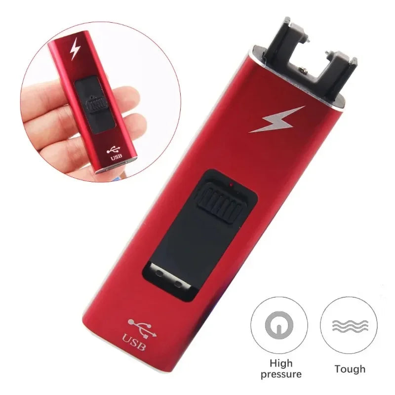 Plasma USB Pulse Arc Lighter — Windproof, Flameless, Rechargeable