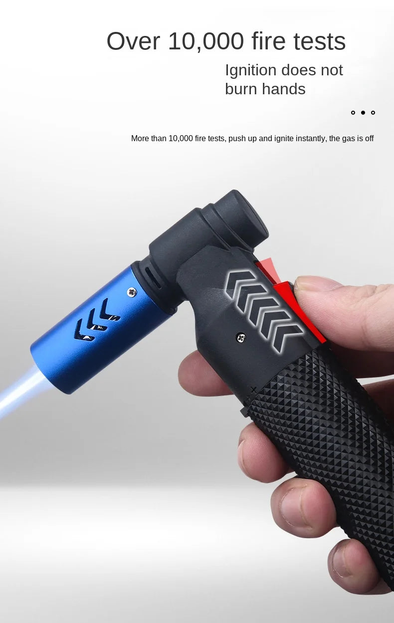 Spray Gun Torch Blue Flame Jet Gas Lighter Kitchen Cooking Smoking Accessories Windproof