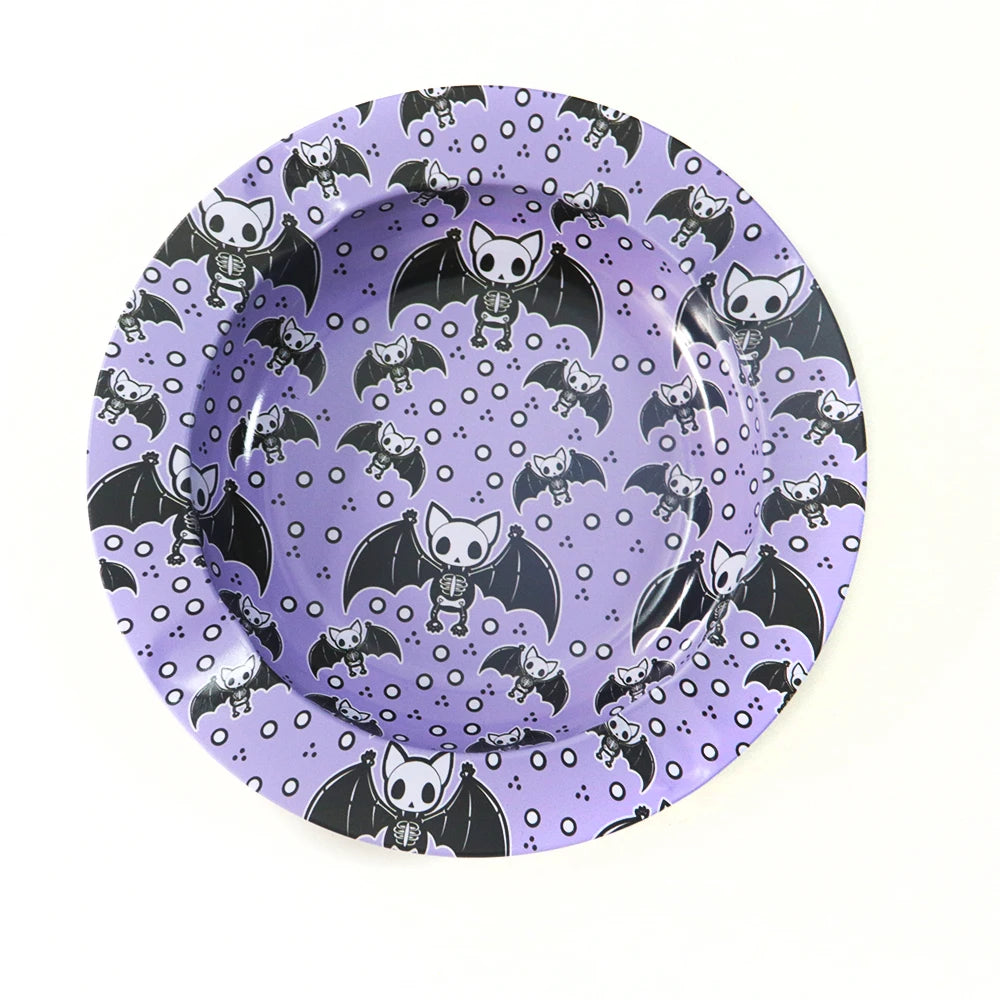 Round Ashtray & Rolling Tray