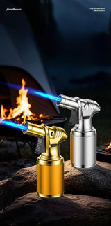 Butane refill valve on a large capacity lighter