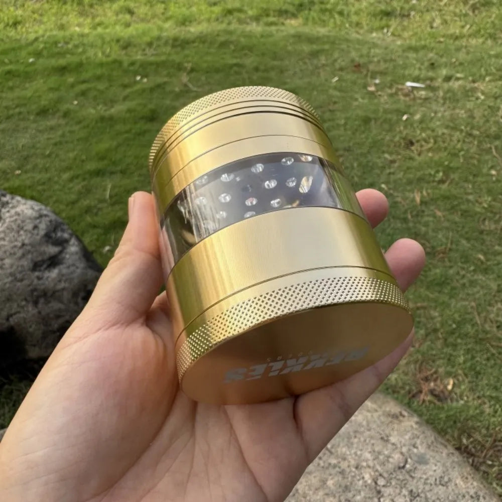 4-Layer Space Aluminum Herb Grinder (62 mm) — Premium Spice & Herb Milling