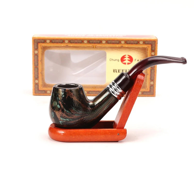 Wood Bent Smoking Pipe — Built for Style & Function