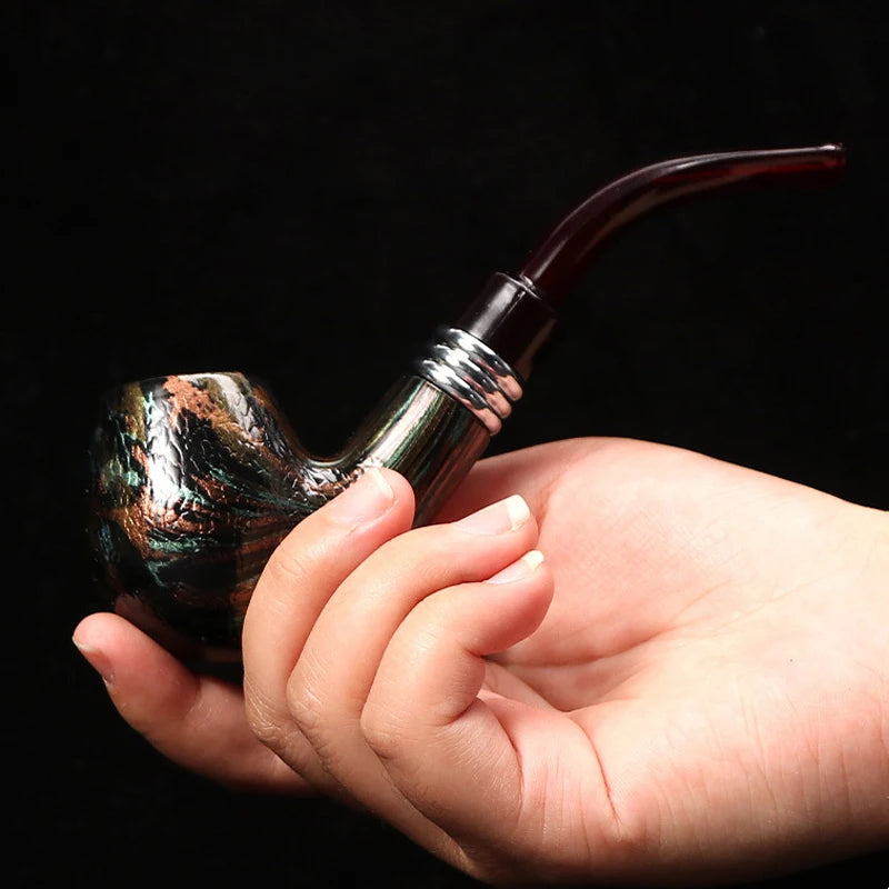 Wood Bent Smoking Pipe — Built for Style & Function