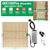 Dimmable 150W quantum board LED grow light for greenhouse growing