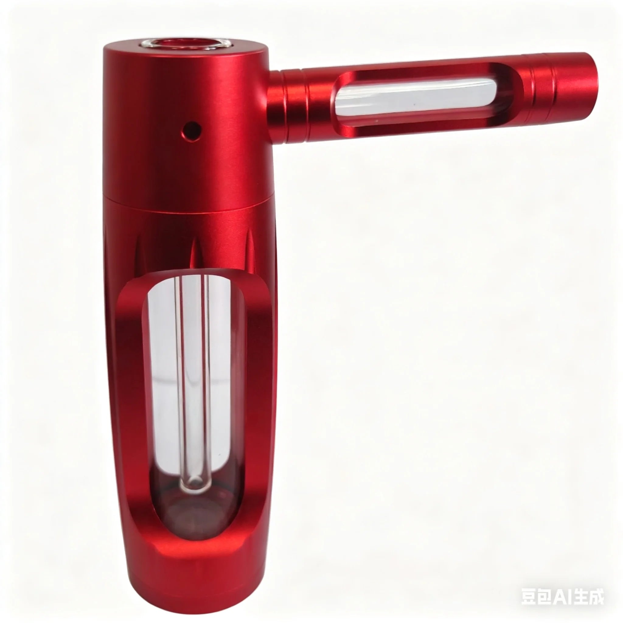 6" Metal Aluminum Glass Water Pipe – Compact & Portable