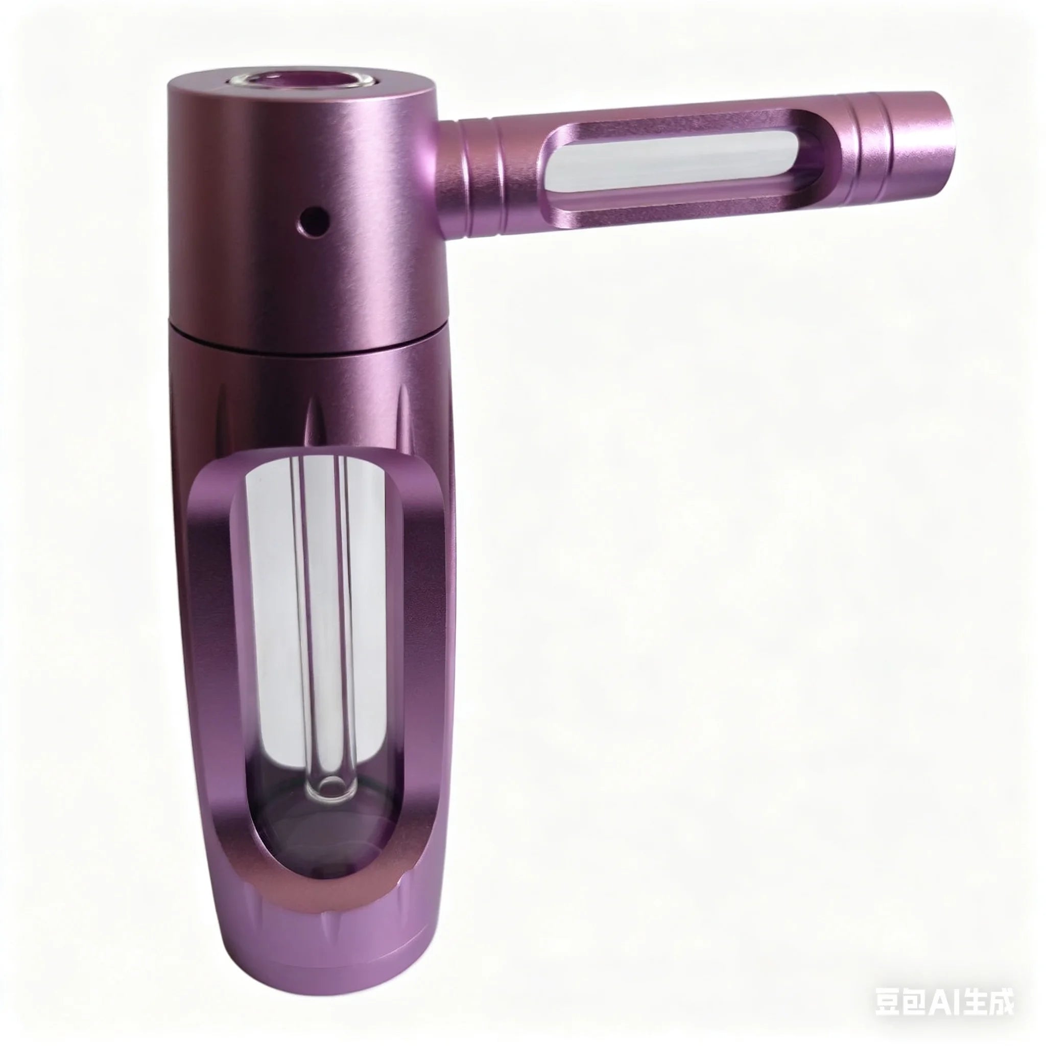 6" Metal Aluminum Glass Water Pipe – Compact & Portable