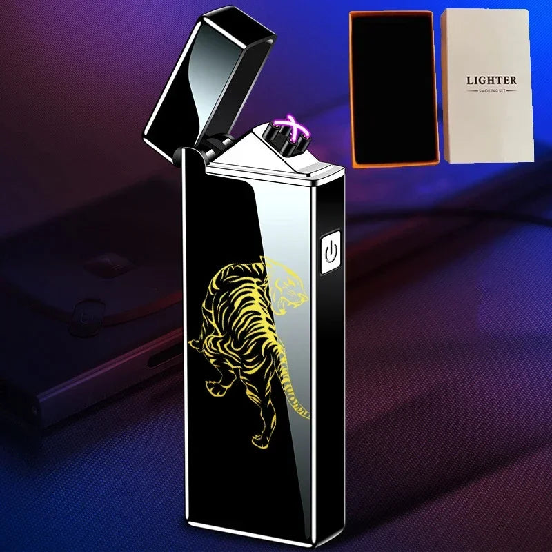 Rechargeable Plasma Arc Lighter – Windproof USB Flameless Torch